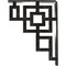 Ekena Millwork Eris Wrought Iron Bracket, (Single center brace), Antiqued Silver 1 1/2"W x 5 1/2"D x 8"H BKTM01X05X08SERASV - alternate 2
